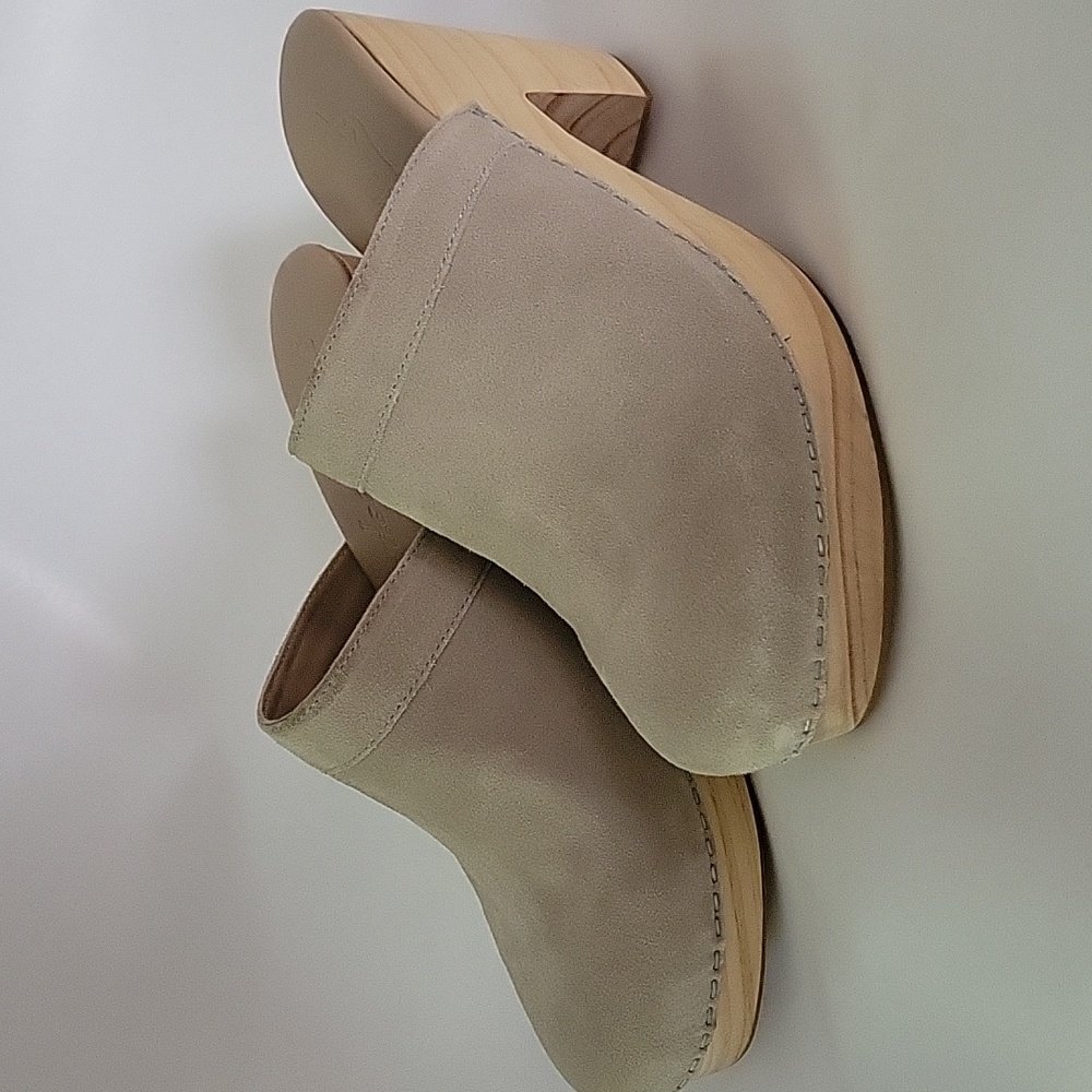 Free People Womens Wooden Heel Clogs Sz39eu Sz 9 Boho Festival - Picture 2 of 12